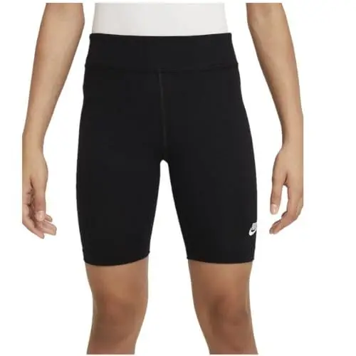 Produktbild: Nike Unisex Kinder 11 In Bike Shorts, Black/White, 116-128 EU