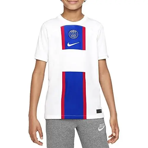 Produktbild: Nike Unisex Kinder Stad T-Shirt, White/Old Royal/White, S
