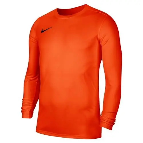 Produktbild: Nike Unisex Kinder Y Nk Dry Park Vii Jsy Long Sleeved T shirt, Safety Orange/Black, 8-10 Jahre EU