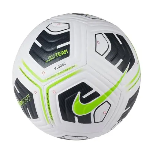 Produktbild: Nike Unisex – Erwachsene Academy-Team Fußball Ball, White/Black/Volt, 4