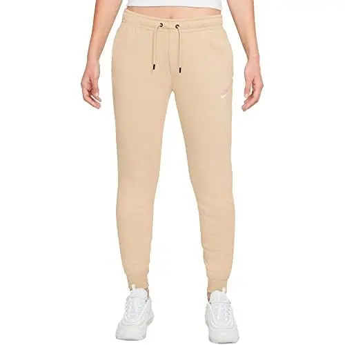 Produktbild: Nike Women's W NSW ESSNTL FLC MR PNT RG Pants, Rattan/White, S