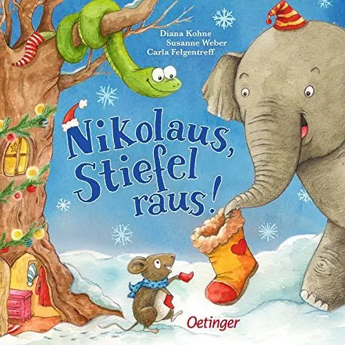 Produktbild: Nikolaus, Stiefel raus!: Lustig gereimtes Pappbilderbuch für Kinder ab 2 Jahren