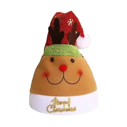 Produktbild: Nikolausmütze Meine Bestellungen Anzeigen Strickmütze Christmas Hat Wichtelmütze Für Erwachsene Und Kinder Weihnachtskostüm Bequeme Elfen Mütze orange One Size