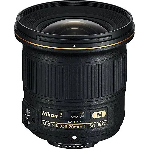 Produktbild: Nikon AF-S 20 mm 1:1,8 G ED Objektiv schwarz