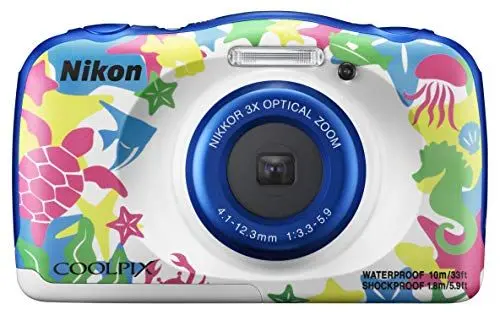 Produktbild: Nikon Coolpix W100 Marine Kompaktkamera (6,9 cm (2,7 Zoll), 13,2 Megapixel) Mehrfarbig