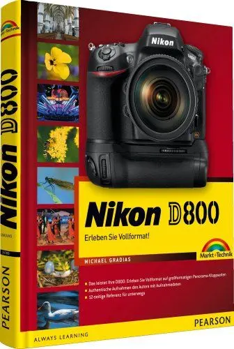 Produktbild: Nikon D800 - mit 12-seitiger Klappkarte: Erleben Sie Vollformat! Mit 12-seitigem Pocket Guide