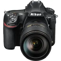 Produktbild: Nikon D850 Vollformat Digital SLR Kamera mit AF-S 24-120mm 1:4G ED VR (45,4 MP, 4K UHD Video incl. Zeitlupenfunktion, 3,2 Zoll/8 cm neigbarer Touch-Monitor mit 2,4 Mill. Bildpunkten, SnapBridge)