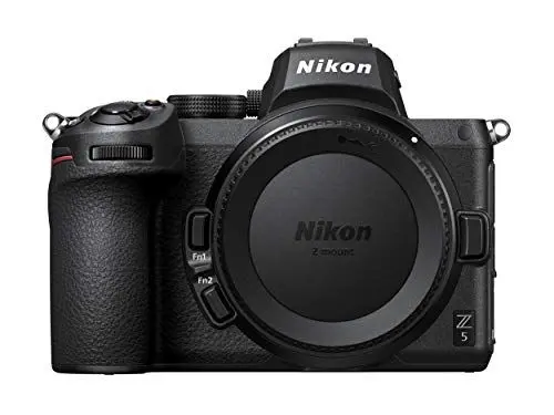 Produktbild: Nikon Spiegellose Z 5-Vollformatkamera (24,3 MP, 273-Punkt-Hybrid-AF mit Fokusassistent, eingebauter 5-Achsen-Bildstabilisator, 4K-UHD-Video, doppelter Speicherkartensteckplatz)