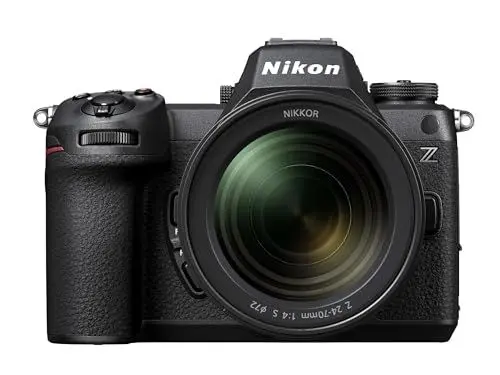 Produktbild: Nikon Z6III Kit Z 24-70mm 1:4S (teilw. gestapelter CMOS Sensor,6k RAW-Video,bis 120 Bilder/Sek.,elektr.Sucher (5.7MP),neig- und drehbarer Monitor,bis -10 Grad)