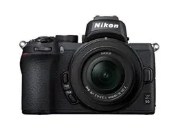 Produktbild: Nikon Z 50 KIT DX 16-50 mm 1:3.5-6.3 VR Kamera im DX-Format (20,9 MP, OLED-Sucher mit 2,36 Millionen Bildpunkten, 11 Bilder pro Sekunde, Hybrid-AF mit Fokus-Assistent, ISO 100-51.200, 4K UHD Video)