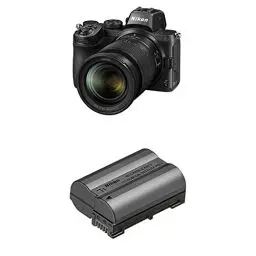 Produktbild: Nikon Z 5 Spiegellose Vollformat-Kamera mit Nikon 24-70mm 1:4,0 S (24,3 MP, Hybrid-AF mit 273 Messfeldern, 5-Achsen-Bildstabilisator, 4K UHD Video, doppeltes Kartenfach) + EN-EL15c Akku