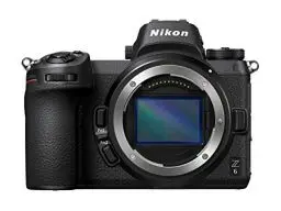 Produktbild: Nikon Z 6 Spiegellose Vollformat-Kamera (24,5 MP, 12 Bilder pro Sekunde, 5 Achsen-Bildstabilisator, OLED-Sucher mit 3,69 Millionen Bildpunkten, AF mit 273 Messfeldern, 4K UHD Video)