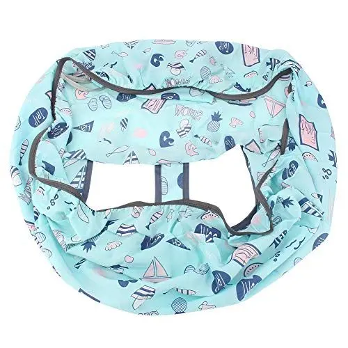 Produktbild: Nikou Baby Einkaufswagen Abdeckung, Einkaufswagenschutz Stuhlabdeckung Tragbare Trolley Babysitzabdeckung Weiche Unterlage, Universal Kleinkind Hochstuhl und Warenkorb Kissen
