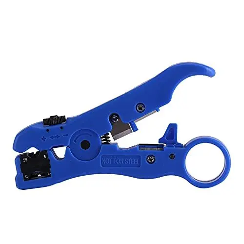 Produktbild: Nikou Drahtschneider Koaxialkabel Stripper Kabelschneider Werkzeug für RG59 RG6 RG7 RG11 Draht