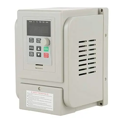 Produktbild: Nikou Frequenzumrichter, Mehrfachschutz AC 220V 1,5 KW Wechselrichter VFD Motordrehzahlregler Drehzahlregler für 3-Phasen-Motor, Gute Anti Trip Leistung