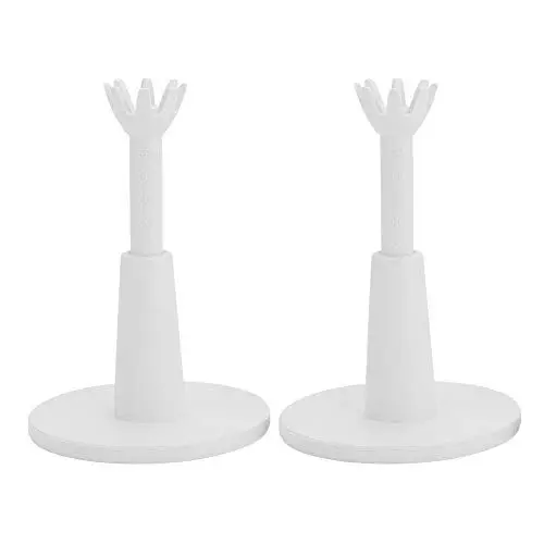 Produktbild: Nikou Golf Tees, 2 Stück Höhen Verstellbare Driving Range Golf-T-Shirts Training Sport Zubehör Weiß Tee Halter Golfzubehör für Übungsmatte