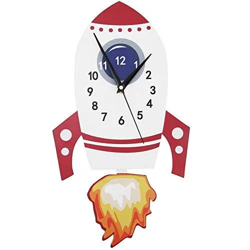 Produktbild: Nikou Pendeluhr - wanduhr Kinder wanduhr kinderzimmer pendeluhr Cartoon Mute Wanduhr Kinder Einzigartige Geschenke Pendel Kinderzimmer Dekor Uhr