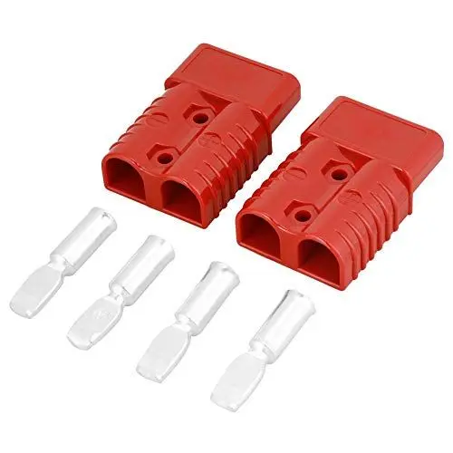 Produktbild: Nikou Schnellkupplungsbatterie, 2 Stück 175A 600V Schnellanschlussstecker Rote Batterie Schnellkupplungsstecker Windenstecker Winden Anschlussstecker mit 4 Zubehörteilen