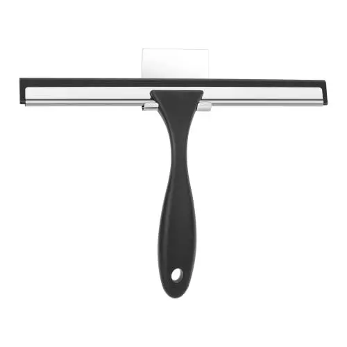 Produktbild: NileHome Duschabzieher Duschwischer für Glastür Edelstahl Fenster Squeegee Allzweck Heavy-Duty Bad Squeegee für Dusche Glastür und Fliesen Reinigung Kunststoff Non-Slip-Griff 10 Zoll