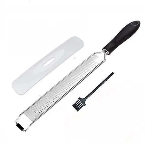 Produktbild: NILICAN 304 Edelstahl Schäler Küche Fein Grinder Reibe - Käse Hobel Hobel Zitronen Hobel Kartoffel Hobel Reibe Backen Küchenwerkzeuge Knoblauch, Ingwer, Obst, Gemüse (schwarz)