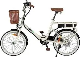 Produktbild: Nilox E-Bike J1 Plus, Klappbares Elektrofahrrad mit Tretunterstützung, 40 km Reichweite, bis zu 25 km/h, High-Speed-Antrieb 250 W, 36 V 7,5 Ah Lithium-Akku, 20