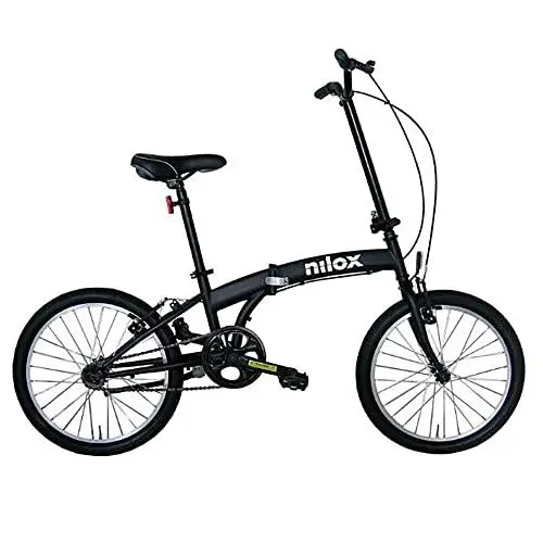 Produktbild: Nilox - Bike X0 - Klapprad - Einfach zu Transportieren - Modernes Design - Mit Mattem Stahlrahmen - Leichtes Fahrrad, 12 kg Gewicht - Mit 20