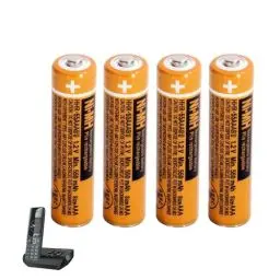Produktbild: NI-MH Akku 550 mAh (1.2V) für Panosonic Schnurlos Telefone, Wiederaufladbare Batterien AAA für Gigaset Mobilteile - 4er Pack