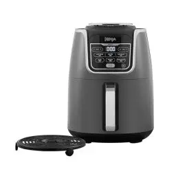 Produktbild: Ninja Air Fryer MAX Heißluftfritteuse, 5,2L Airfryer, Familiengröße, Antihaftbeschichtung, spülmaschinenfester Korb, 6-in-1, Grau & Schwarz, AF160EU