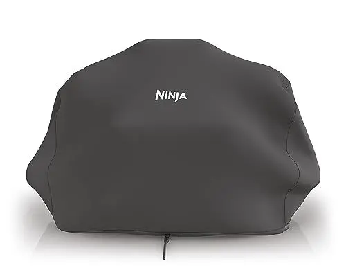 Produktbild: Ninja Woodfire Grillabdeckung, offizielles Ninja-Zubehör, kompatibel mit Ninja Woodfire Außengrill OG701/751, wasserfest, lichtbeständig, schwarz XSKCOVEREUUK