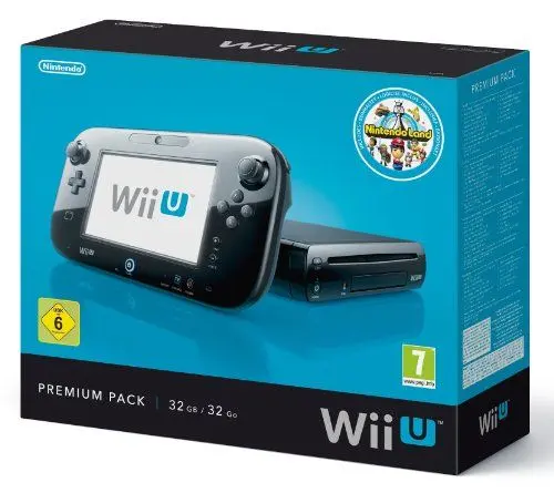 Produktbild: Nintendo Wii U - Konsole, Premium Pack, 32 GB, schwarz mit Nintendo Land