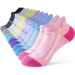 Produktbild: Niorasen Sneaker Socken Damen 39-42 35-38, Socken Damen Atmungsaktive Anti-Blasen Baumwolle 6 Paar, Sportsocken Kurze Gepolsterte Multi Athletic Laufsocken