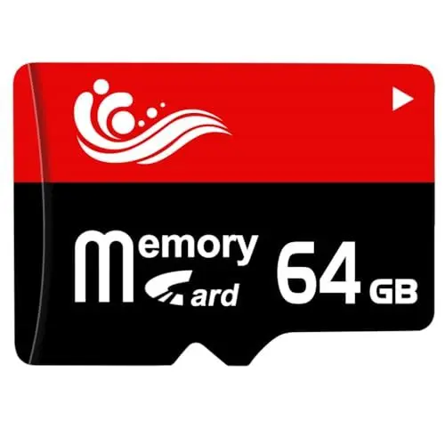Produktbild: Niowoaf TF Karte 64GB-Speicherkarte Schnelle Geschwindigkeit Wasserdicht 64GB SD-Karte, Mini SD Karte für Kamera, Smartphone, Dash Cam, Drohne, Laptops und Desktop-Computer