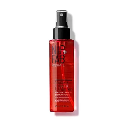 Produktbild: Nip+Fab Dragon's Blood Fix Essence Mist, Gesichtswasser | 105 ml | Feuchtigkeitsspendend und tonisierend | Zur Erfrischung und Belebung der Haut | Vegan & Cruelty-Free