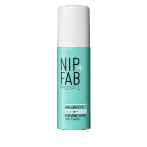 Produktbild: Nip+Fab Hyaluronic Fix Extreme4 2% Serum | 50 Ml | Gesichtsserum | Für Einen Ausgeglichenen Teint & Feuchtigkeitsspendende Haut | Anti-Aging | Feuchtigkeitsspendend | Aufpolsternde Hautpflege