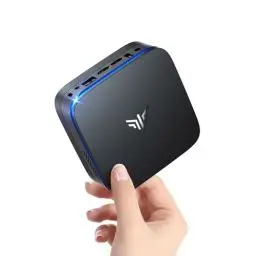 Produktbild: NiPoGi AK1PLUS Mini PC Windows 11 Ιntel Alder Lake-Ν N95(bis zu 3,4 GHz) 8GB DDR4 256GB SSD,Micro PC, 2,5-Zoll-SSD/Gigabit Ethernet/2.4+5G WiFi/BT4.2/4K@60Hz UHD Dual Display Mini Computer Büro/Schule