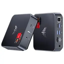 Produktbild: NiPoGi AM02PRO Mini PC AMD Ryzen 7 5800U 16GB Dual DDR4 512GB Nvme PCle3.0 SSD Micro Desktop Computer mit Radeon RX Vega 8 Support DP+HDMI 4K,WiFi 6,BT5.2 Für Business/Home/Office/Light Gaming