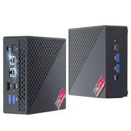 Produktbild: NiPoGi AM06 PRO Mini PC АMD Ryzen 7 5800U(8C/16T, bis zu 4,4 GHz), 32GB(2*16GB) DDR4 512GB M.2 NVME SSD Mini Desktop Computer WiFi 6, RJ45 Dual LAN, 4K Triple Display Micro-PC mit VESA für Schule/Büro