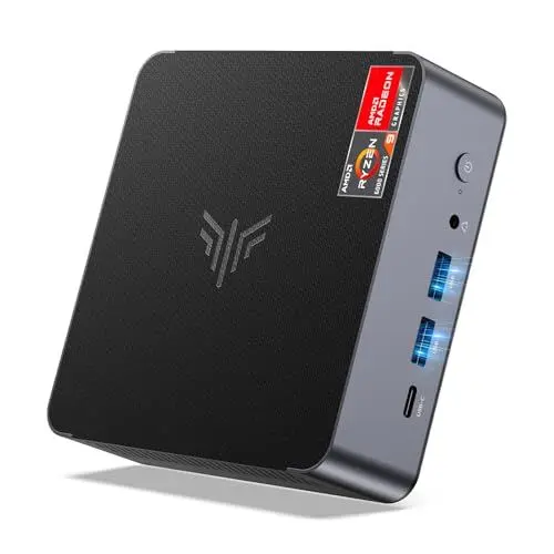 Produktbild: NiPoGi AM21 Mini PC 32 GB DDR5 RAM, АMD Ryzen 9 6900HX(8C/16T, bis zu 4,9 GHz), 1 TB M.2 NVME SSD Mini-Desktop-Computer 𝖶-11 Pro, 4K Quad-Screen-Display, 2X HDMI, DP, WiFi 6, Dual LAN für Büro/HTPC