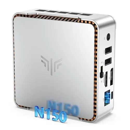 Produktbild: NiPoGi Essenx E2 Mini PC, Ιntel Twin Lake N150(bis zu 3,6 GHz), 16 GB DDR4 1024 GB M.2 SSD Mini Desktop Computer W-11 Pro, 4K Dual Display, HDMI 2.0, DP, Dual-WiFi, Micro-PC mit VESA für Schule/Büro.
