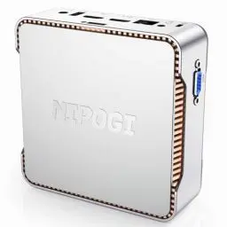 Produktbild: NiPoGi GK3PLUS Mini PC Ιntel Alder Lake-Ν97(bis zu 3,6 GHz), 8GB DDR4 256GB M.2 SSD Mini Desktop Computer W-11, Gigabit Ethernet/ 2X HDMI/4K UHD Triple Display Desktop PC für Büro/Schule.