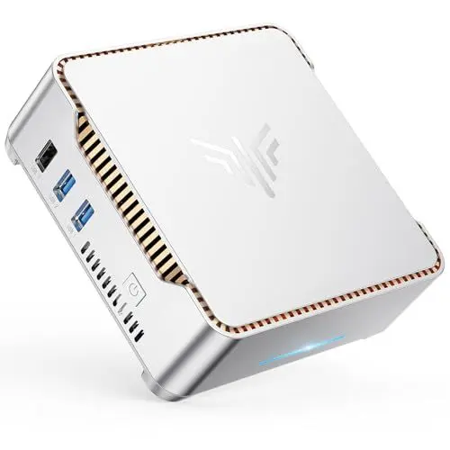 Produktbild: NiPoGi Mini PC Intel Alder Lake-N97(bis zu 3,6 GHz), 16GB DDR4 512GB M.2 SSD Mini Desktop Computer 𝖶indows 11, Dual-WiFi, 2X HDMI, 4K UHD Triple Display GK3 Plus Mini-PC mit VESA für Schule, Büro.
