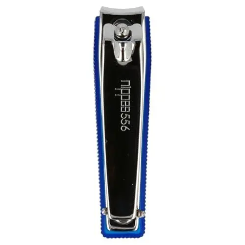 Produktbild: nippes Nagelknipser | Mit Nagelfang | Blau | 6 cm | Fuß- und Fingernagel Knipser | Nagelpflege Knipser | Erleichtert das Kürzen von festen und harten Nägeln