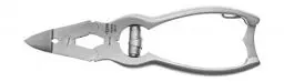 Produktbild: nippes Solingen Doppelgelenkzange für starke Fußnägel, 16 cm, Edelstahl Rostfrei, Profi Nagelzange für die Fußpflege, Fussnagelzange