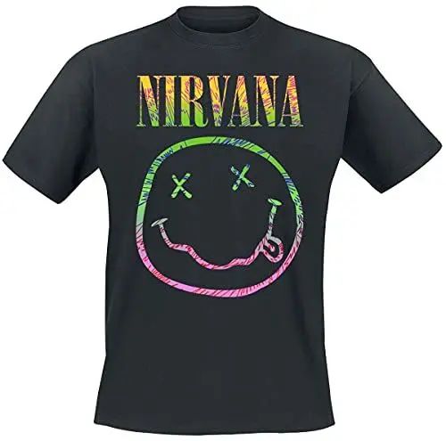Produktbild: Nirvana Sorbet Ray Männer T-Shirt schwarz M 100% Baumwolle Band-Merch, Bands