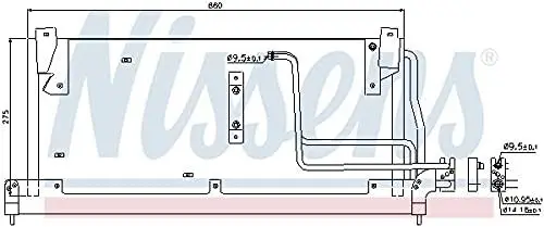 Produktbild: Nissens 94228 Klimakondensator