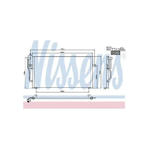 Produktbild: Nissens 94305 Klimakondensator