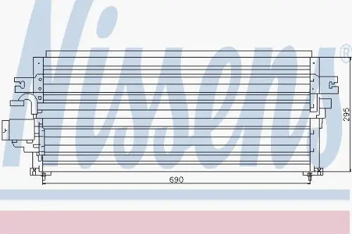Produktbild: Nissens 94360 Klimakondensator