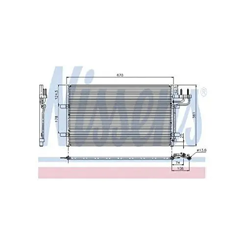 Produktbild: Nissens 94663 Klimakondensator