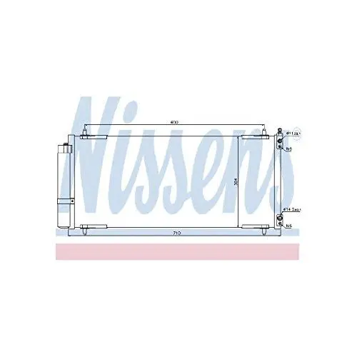 Produktbild: Nissens 94830 Kondensator, Klimaanlage