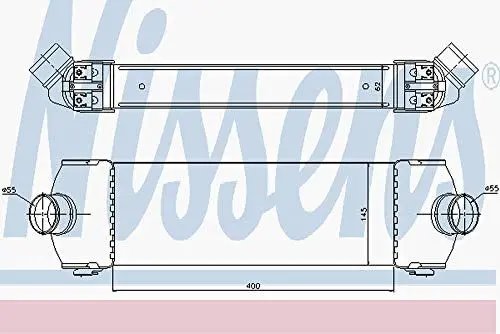 Produktbild: Nissens 96641 Ladeluftkühler